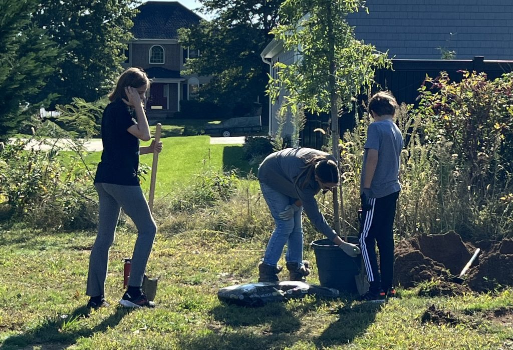 Christ Memorial Baptist Church Tree Planting - 10-7-22